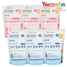 예꼬맘 [무배] [예꼬맘] 베이비앤 세제캡리필 x 6, 세제리필6개