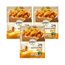 고메 순살치킨 허니 450g (냉동) 3개, 고메 순살치킨 허니 450g 3개