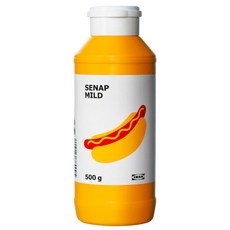 해핑몰 SENAP MILD 세나프 밀드 머스타드 500g 이케아, 1병