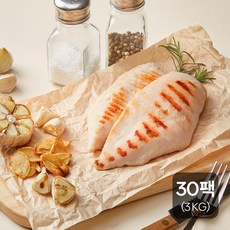 신선하닭 소프트 닭가슴살 갈릭맛 3kg (100g 30팩)