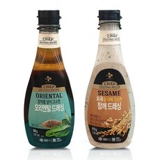 cj제일제당 오리엔탈드레싱+오곡참깨드레싱, 2개