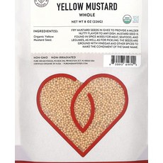 Pure Indian Foods 옐로우 머스타드 통 226g(8oz), 2268정, 1개, 226g