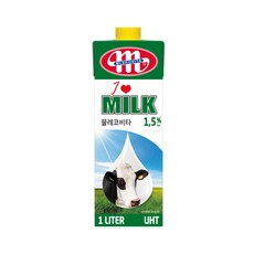 아이러브밀크 1.5% 저지방 멸균우유 1L, 1개