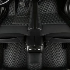맞춤형 자동차 바닥 매트 메르세데스 벤츠 호환 CLS C219 C218 2010 C257 인테리어 디테일 액세서리, [07] Black single layer, [05] CLS 5 Seat, 1개