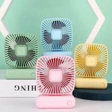 다기능 휴대용 USB 충전 선풍기 가정 사무실 자동차 야외 만능 냉각 필수, 02 파란