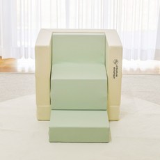 도담도담 가온 항균 유아소파 아기 의자, 옥색그린
