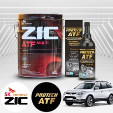 베라크루즈 3.8 가솔린 지크 ATF 멀티 미션오일 20L&프로텍 미션보호제, 1개