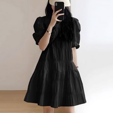 메이킹유 W8598쥬네르원피스 이킹유 썸머 반팔원피스 라운드 소매퍼프 W8598쥬네르원피스