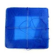 씨타임 건조망 4칸 35 x 35 x 62, 블루, 1개