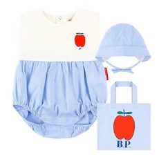 베베드피노 애플뉴본깅엄체크바디수트세트_BP12ST001