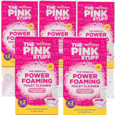 영국 스타드롭스 핑크스터프 미라클 파워 포밍 변기 세정제 5팩