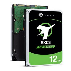 시게이트 엑소스 EXOS 12TB 하드 드라이브 7200RPM 헬륨 CMR - 12tb