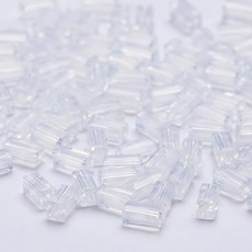 100 개/몫 2 4MM 긴 사각형 유리 스페이서 비즈 DIY 바느질 쥬얼리 액세서리 만들기 직사각형 오스트리아 크리스탈, CF001-29