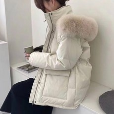  래피의류 여성롱패딩 겨울패딩 후드롱패딩 털모자패딩  상품 이미지