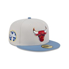 [해외] 1032619 뉴에라 모자 NBA 시카고 불스 Color Brush 59FIFTY Fitted Hat - nba군모