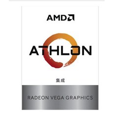 New AMD Athlon 200GE X2 200GE 3.2 GHz Dual-Core Quad-Thread CPU Processor YD200GC6M2OFB Socket AM4 With cooler fan, One Color