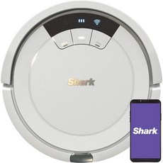 Shark AV753 ION 로봇 진공청소기 TriBrush 시스템 Wifi Connected 120 Min Runtime Alexa와 함께 작동 다중 표면 청소 회색, White