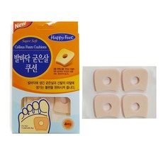 해피피트 발바닥굳은살쿠션, 발바닥굳은살쿠션4매, 2개