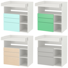 이케아기저귀교환대서랍