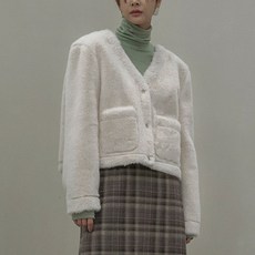 [나인] (JK-2662)노카라 소프트 퍼 자켓