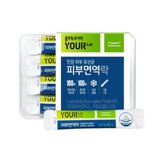 풀무원효모
 풀무원 피부 면역 락 30포 피부상태 개선 200억 냉장 유산균 30회분 60g 1개