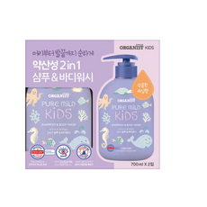 [코스트코] 오가니스트 키즈 샴푸 앤 바디워시 (상큼한 라임향) 700ml x 2개입