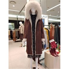 나이스클랍 폭스퍼 양면 후드 무스탕 a191pwmc50