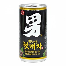 광동 힘찬하루 헛개차 180ml 미니캔 숙취음료 음료수, 60캔