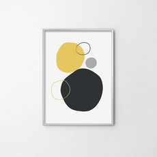 뺀찌네[드로잉 포스터(3 CIRCLE) 아트 일러스트 전시용 그림], 30X40CM