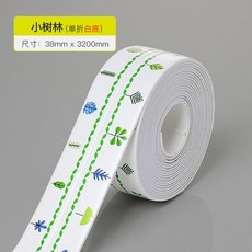 빈체로 벽스티커 구매하면 2 1주방 키친 싱크대 곰팡이 방지 물 심지 패치 테이프 변기 각 선 창문턱 틈새, 작은 숲 화이트 내막 타입
