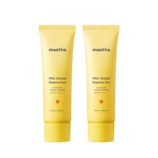 (매스티나) 매스티나 프로 비건 에센스 선 50ml 2개 (SPF 50/PA++++) (3개국 비건 인증) [기한할인]