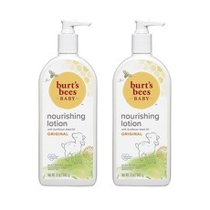 Burt's Bees Baby Original Nourishing Lotion 버츠비 베이비 오리지널 너리슁 로션 12oz(340g) 2팩, 1개, 340ml