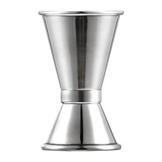 칼딘 홈 텐딩 칵테일 지거 15 30ml 양면형, 실버, 1개