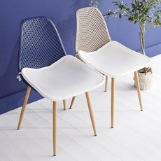 라뽐므 더블소프트 3D에어매쉬 쿨방석, 화이트2p