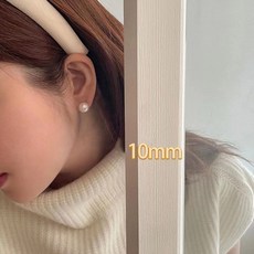 진주목걸이귀걸이세트8mm