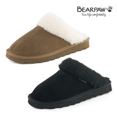 베어파우 베어파우(BEARPAW) 남성 털 슬리퍼 MARY MENS 블랙 히코리 K814ND-M