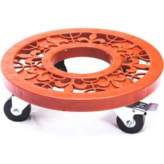 Little Easy Patio Caddy Plant and Pot Mover Rolling Decorative헤비 듀티 360° 회전 잠금 휠 내구성이 뛰어난 플라스틱 실내