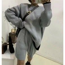 니트반바지세트