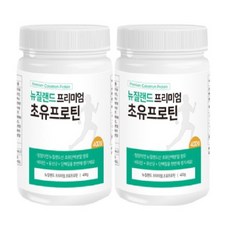 초유단백질 분말 쉐이크 뉴질랜드산 포대유청 분리대두단백 식물성 동물성 프로틴 파우더 400g 2통, 단일상품, 단일상품