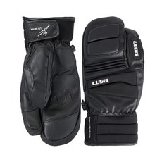 [루디스] 스노우프로 LGM4793 블랙_스키 보드 삼지 방한 인조가죽 장갑, 사이즈:M