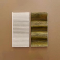 자동차 에어컨 필터 요소 폭스바겐 ID.4X ID.6X ID4 ID6 CROZZ 교체 액세서리 부품 2 개, 2개, WHITE