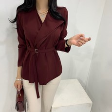 베이시코 / 벨트 카라 오피스룩 블라우스