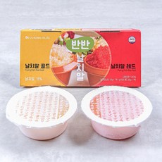 반반 날치알 100g (골드 레드) 50gx2팩, 1개 - 금50g