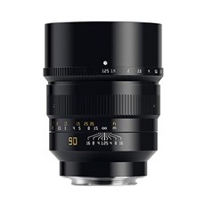 명장 광학 TTArtisan 90mm f1.25 소니 E 마운트 블랙 2 년 보증