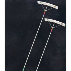 지붕 빗자루 스크래퍼 제설 눈 비닐하우스 밀대 장대, 6m 스크래퍼, 1개