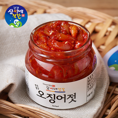 심씨네몰 강경심씨네젓갈 믿음직한 밥도둑 오징어젓180g 250g 500g, 180g, 1개