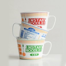 전자렌지 라면 메이커 그릇 도자기 손잡이 컵라면 사발면 라면기 계란찜 도자기 뚜껑, 1개, 레드