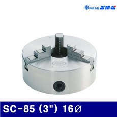 특가존 R42569 SMC 5360013 3-JAW 선반척(연동척) SC-85 (3Inch) 16파이 1.5 (1EA), 1