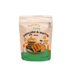 Yummy Bites 베이비 스낵 팬케이크 & 와플 믹스 130g (2개), 2개