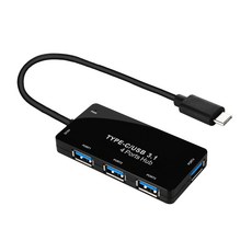 (NEXT 415TC) USB3.1 C타입 to USB3.0 4포트 무전원USB허브